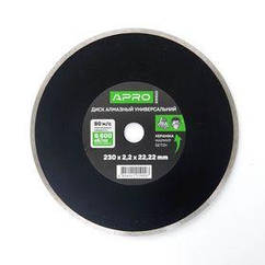 Диск для бетону 230х2.2 мм (22-24%) Суцільний APRO