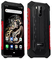 Смартфон ударопрочный красный с большим емким аккумулятором на 2 симки UleFone Armor X5 red 3/32 гб NFC