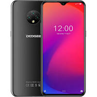 Смартфон з великим дисплеєм і потрійний камерою на 2 сім карти Doogee X95 Pro black 4/32 гб