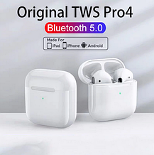 Навушники TWS Mini Pro 4 Bluetooth 5.0 чорні, фото 3