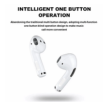 Навушники TWS Mini Pro 4 Bluetooth 5.0 чорні, фото 6