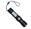 Ліхтар ручний Police SY-1903C-P50+SMD (red, blue, white) zoom + USB заряджання + 5 режимів, фото 2