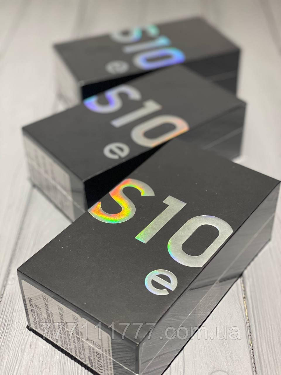 DUOS! Смартфон с двойной камерой на 2 сим Samsung Galaxy S10e 128GB SM-G970FD Prism White НОВЫЙ С ПЛОМБОЙ - фото 1 - id-p1606647312