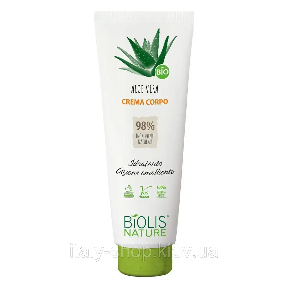 BIOLIS NATURE – 98% натуральні інгредієнти! Крем для тіла з Aloe Vera 250 мл, Італія, фото 1