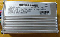 Плата контроллер электросамоката плата самоката TESLA 48V (16 ампер) c ручкой газа и спидометром в комплекте