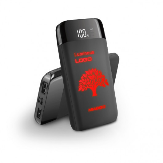 Повербанк 8000 mAh LUMIER з підсвічуванням лазерного гравіювання