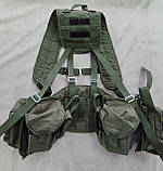 РПС з підсумками, ремінно-плечова система ОЛИВА + 4 підсумки, пояс розвантажувальний з плечами, фото 6