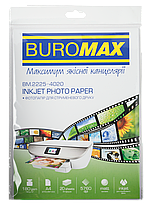 Фотопапір А4, 180г/м2., матовий, 20л. BuroMAX