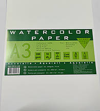 Папір для акварелі Ofort Standart А3, 10 арк. (200г/м2)  OF3110E