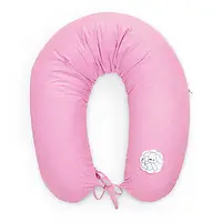Подушка для беременных и кормления 30х170см, Эконом горошек разные цвета Розовый