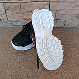 Кросівки підліткові, BLACK/RED, фото 3