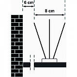 Шипи протиприсадні пластикові Jacopic, 0.33 м, фото 3