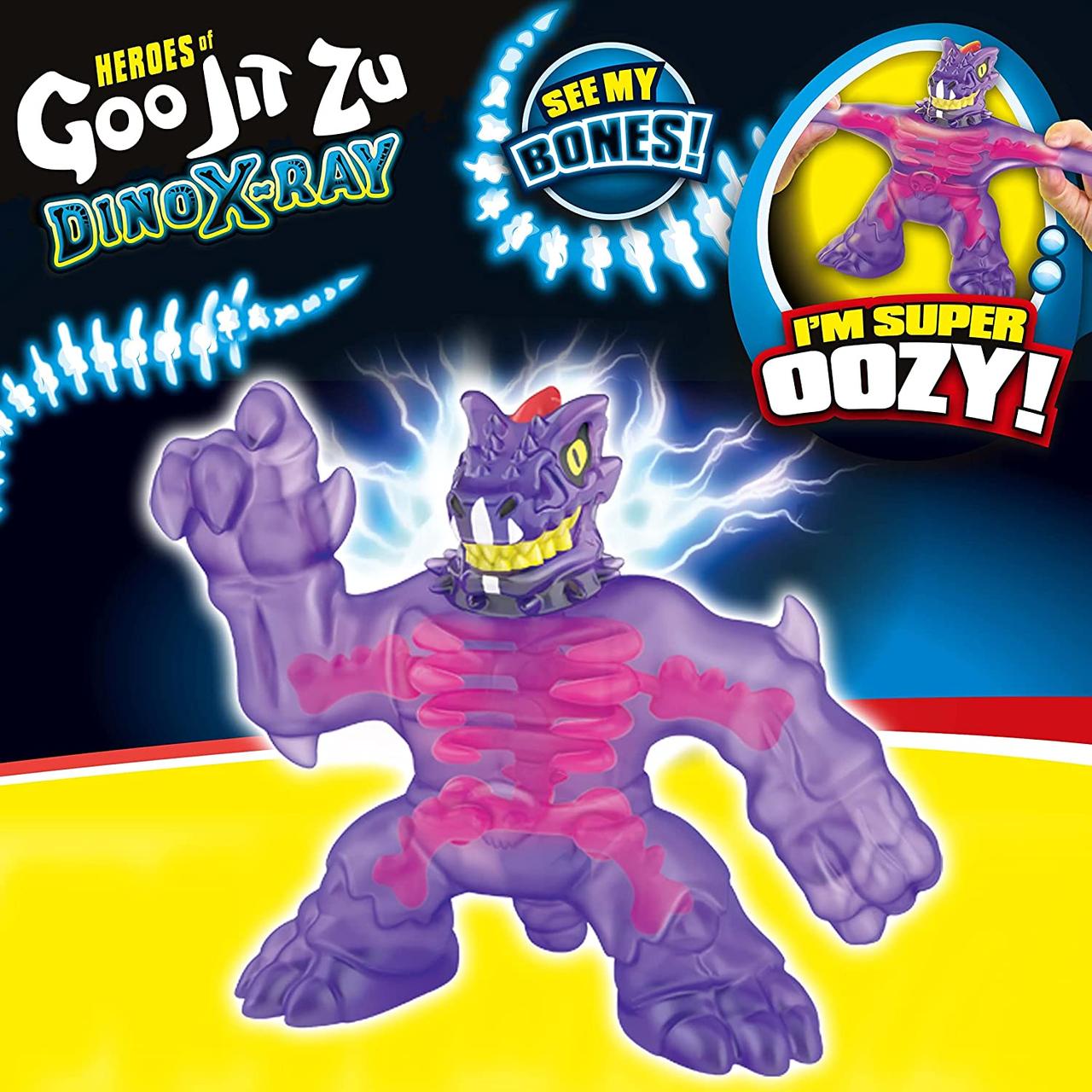 Фигурка Гуджитсу, тянучка спинозавр, Goo jit zu Dino X-Ray Shredz Spinosaurus Оригинал из США