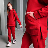 Костюм демісезонний для дівчинки спортивний костюм-двійка вік 6-10 років Різні кольори, фото 2