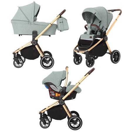 Коляска універсальна CARRELLO Aurora CRL-6502 (3in1) Space Black +дощовик