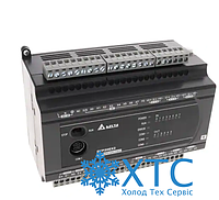 Базовий модуль контролера серії ES2 Delta Electronics, 4AI/2AO/8DI/6DO реле, 100~240, RS232/485, DVP20EX200R