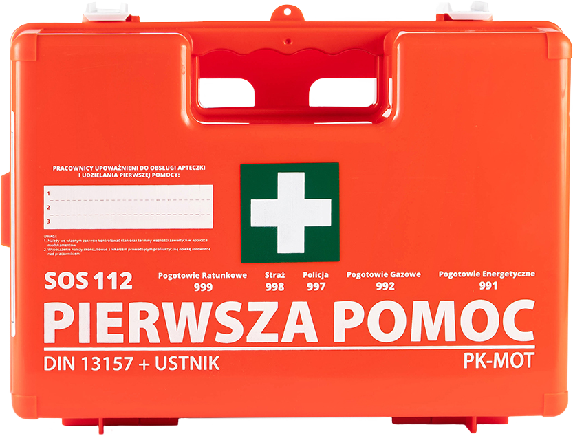 Переносна аптечка першої допомоги PK MOT AZP100 C 28X21X11,5