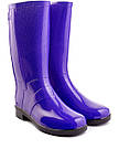 Жіночі гумові чоботи NEON фіолет, фото 2
