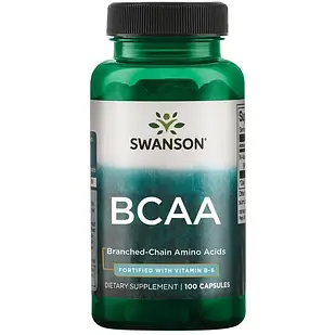 Swanson Premium BCAA 2000 мг на порцію, 100 капсул на 33 порції