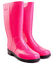 Жіночі гумові чоботи NEON Фуксія, фото 4