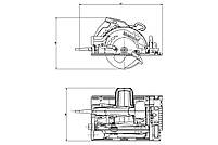 Пила дискова Metabo KS 55 FS, фото 2