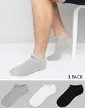 Шкарпетки короткі спортивні Nike Unisex Lightweight No-Show Sock (3 Pair) SX2554-901 (3 в 1), фото 3
