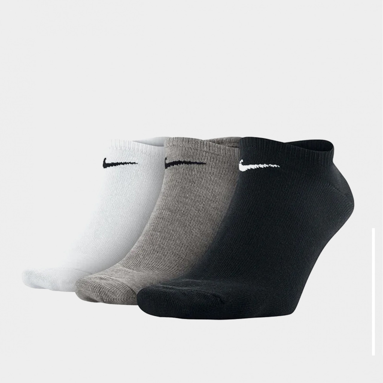 Шкарпетки короткі спортивні Nike Unisex Lightweight No-Show Sock (3 Pair) SX2554-901 (3 в 1)