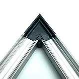 З'єднувач профілів для натяжних стель - V60 для профілю Світлова Лінія Light Line 30mm, фото 3