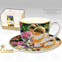 Carmani Чашка для чая с блюдцем Материнство 300мл 045-0231