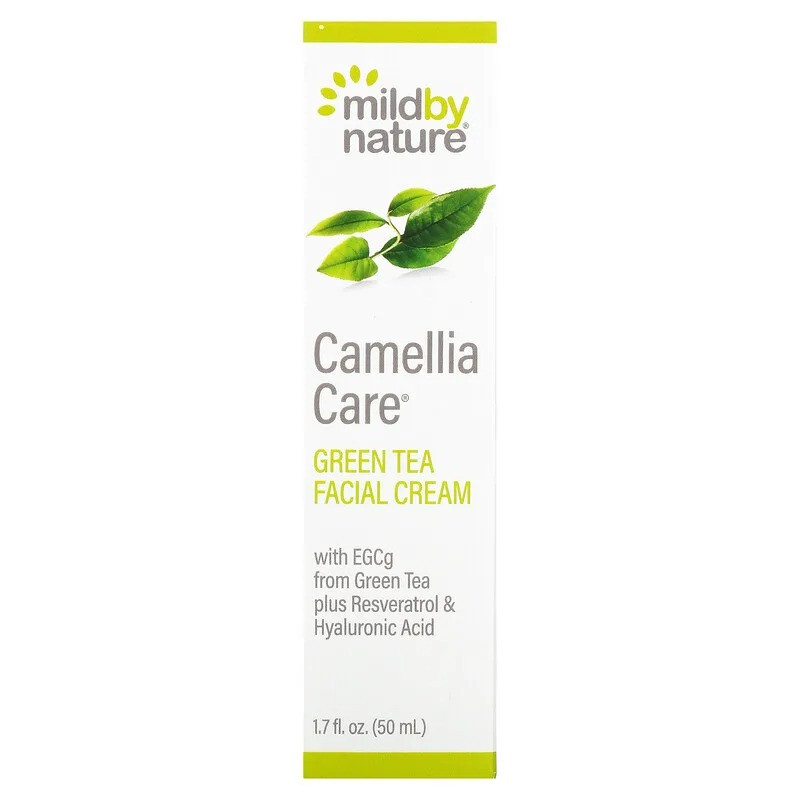 Крем для лица Mild By Nature, Camellia Care "Green Tea Facial Cream" с зеленым чаем (50 мл) - фото 2 - id-p896416106