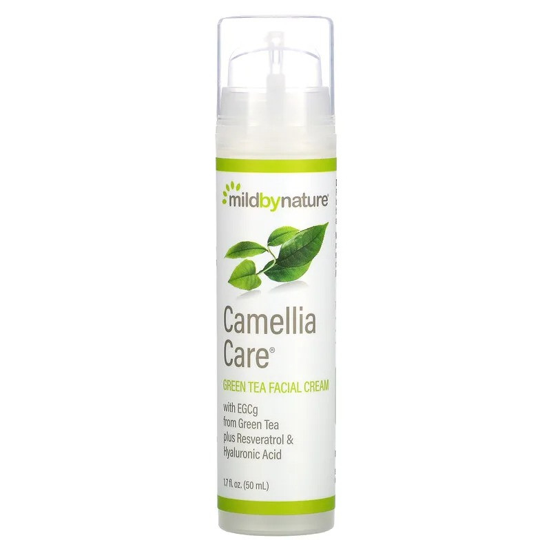 Крем для лица Mild By Nature, Camellia Care "Green Tea Facial Cream" с зеленым чаем (50 мл) - фото 1 - id-p896416106