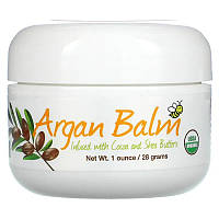 Аргановый бальзам Sierra Bees "Argan Balm With Cocoa & Shea Butter" с маслом какао и ши (28 г)