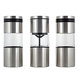 Набір ємностей із млином Kamille для спецій 3 шт. KM-7027, фото 2