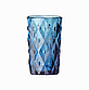 Набір синіх вінтажних склянок у ромб "Сапфір" 6 шт 350 мл (6401), фото 2