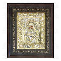 Silver Axion Икона Божией Матери Достойно есть Милующая 42х35,5см 813-1466