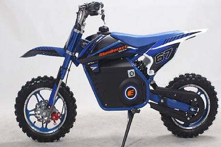 Пітбайк акумуляторний FORTE PB800E (синій, зелений, червоний), фото 1