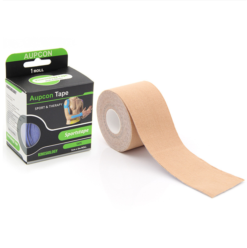 Кінезіо Тейп Kinesiology Tape AUPCON 5см х 5м Інд. Упаковка, 4 Кольори