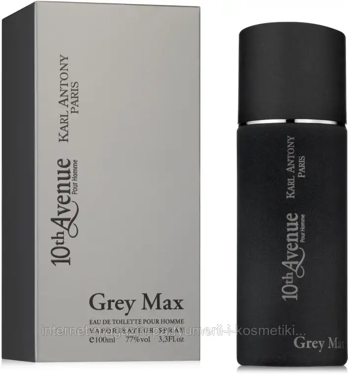 Туалетна вода для чоловіків 10th Avenue Grey Max 100ml