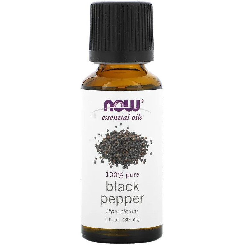 Ефірна олія чорного перцю NOW Foods, Essential Oils "Black Pepper Oil" (30 мл), фото 1