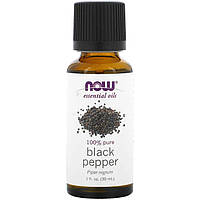 Эфирное масло черного перца NOW Foods, Essential Oils "Black Pepper Oil" (30 мл)