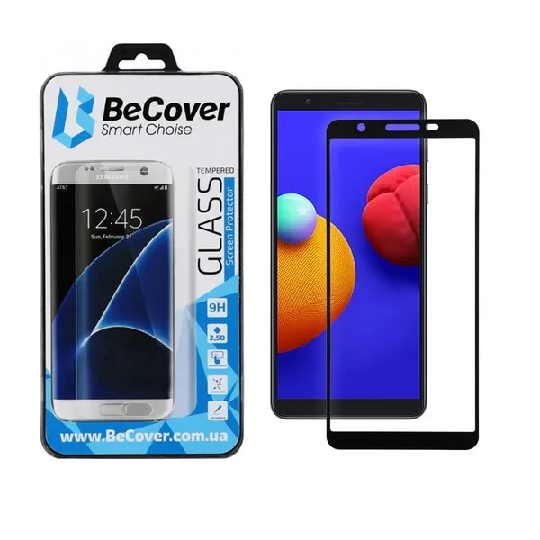 Захисне скло Samsung Galaxy A01 Core SM-A013 Black (705253) BeCover
