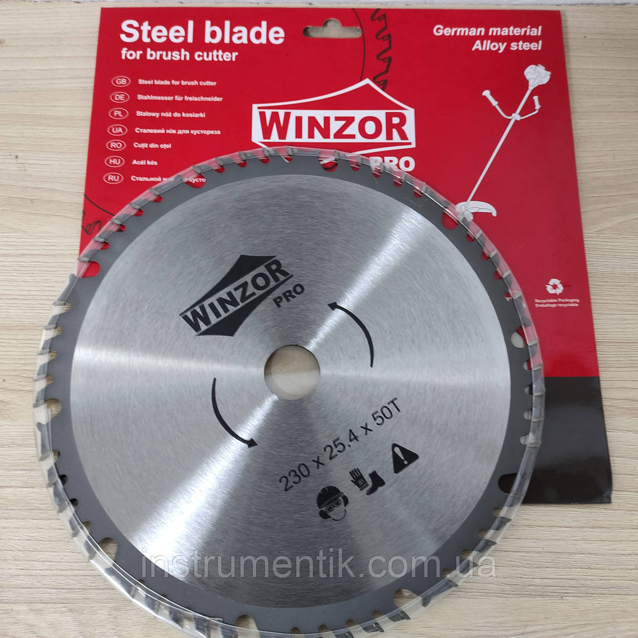 Ніж для мотокос Winzor 50T (230*25.4*1.3)