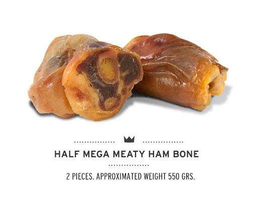 М'яка кістка для собак середніх і великих порід SERRANO HALF MEGA MEATY HAM BONE, 550 г, фото 1