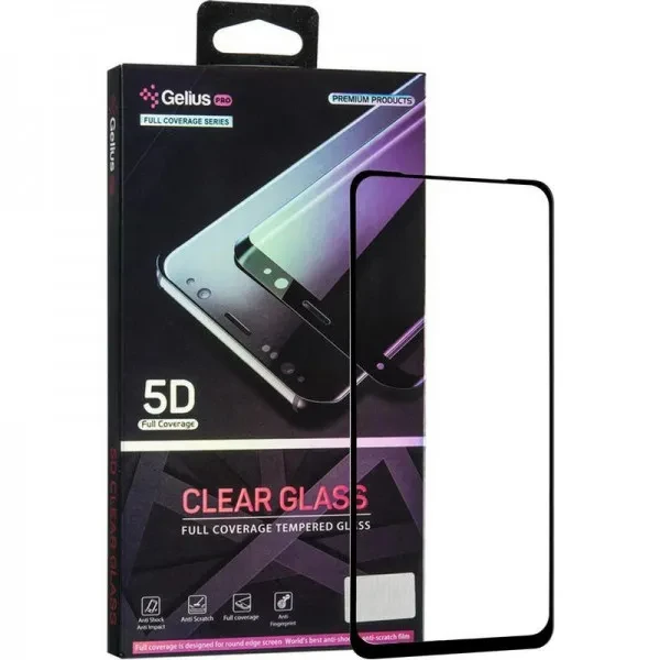 Защитное стекло Gelius Pro 5D Clear Glass для Samsung Galaxy A20s SM-A207 Black (2099900766596)