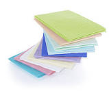 Серветки нагрудні різнобарвні (Україна) 3 шарові 50 шт., фото 2