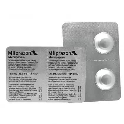 Милпразон (Milprazon) 12,5 мг антигельминтник для собак от 5 кг (№2 таблетки), KRKA - фото 2 - id-p1606825476