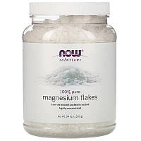 Магниевые хлопья NOW Foods, Solutions "Magnesium Flakes" 100% чистые (1531 г)