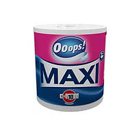 Бумажные полотенца Ooops! Maxi 2-х слойные Макси 1 шт 500 отрывов