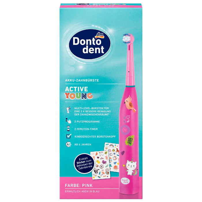 Дитяча Електрична щітка Dontodent Rosa