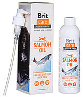 Brit Care Масло лосося 250 мл для собак всех пород пищевая добавка для здоровой шерсти и кожи